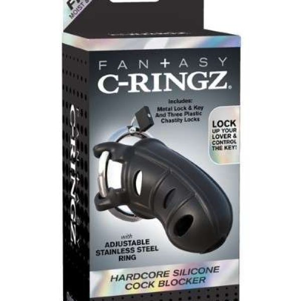 FANTASY C-RINGZ HARCORE SILICONE COCK BLOCKER